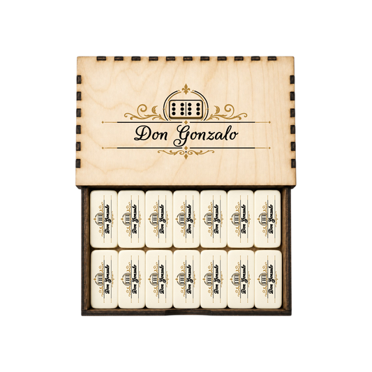 Dominó Signature Personalizado en Caja de Madera