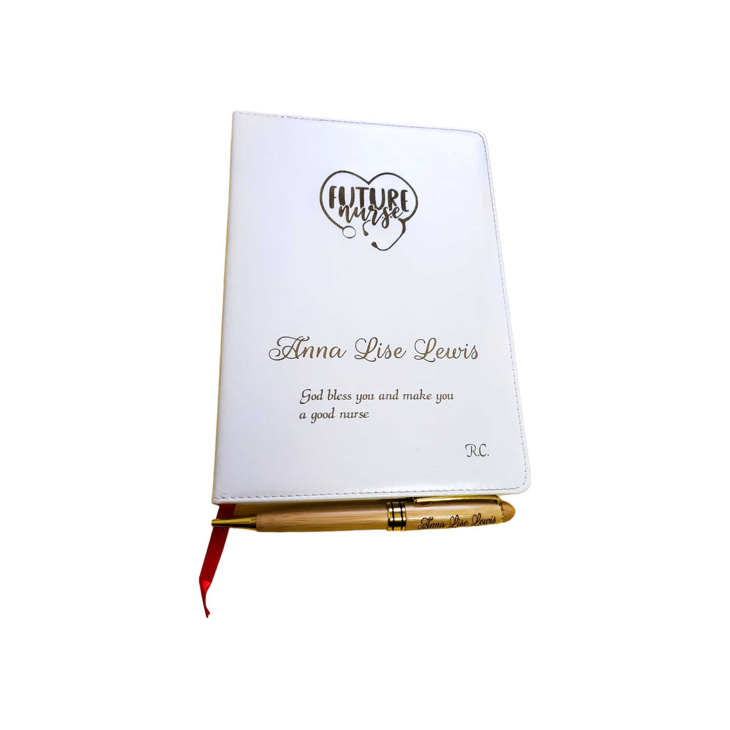 Libreta piel PU personalizada a láser