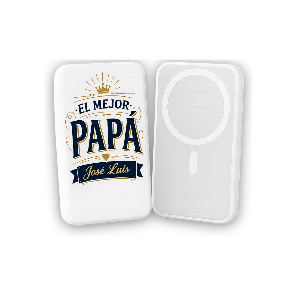 Cargador portátil magnético personalizado Power Bank 5,000 mAh