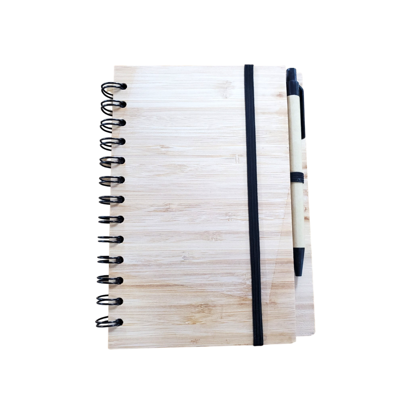 Libreta en madera grabada a láser - PREMIUM -